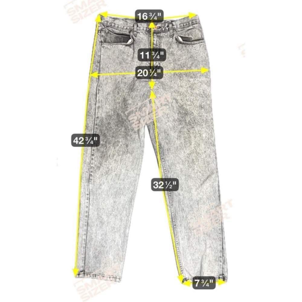 VTG Brittania Men NA Faded Denim Gray Jeans Streetwear Grunge Punk Rock Retro - Picture 5 of 6